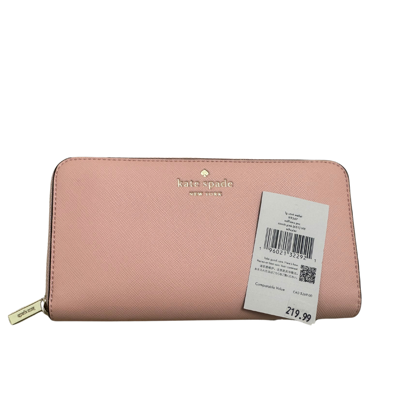 Kate Spade Continental Wallet (Pink)