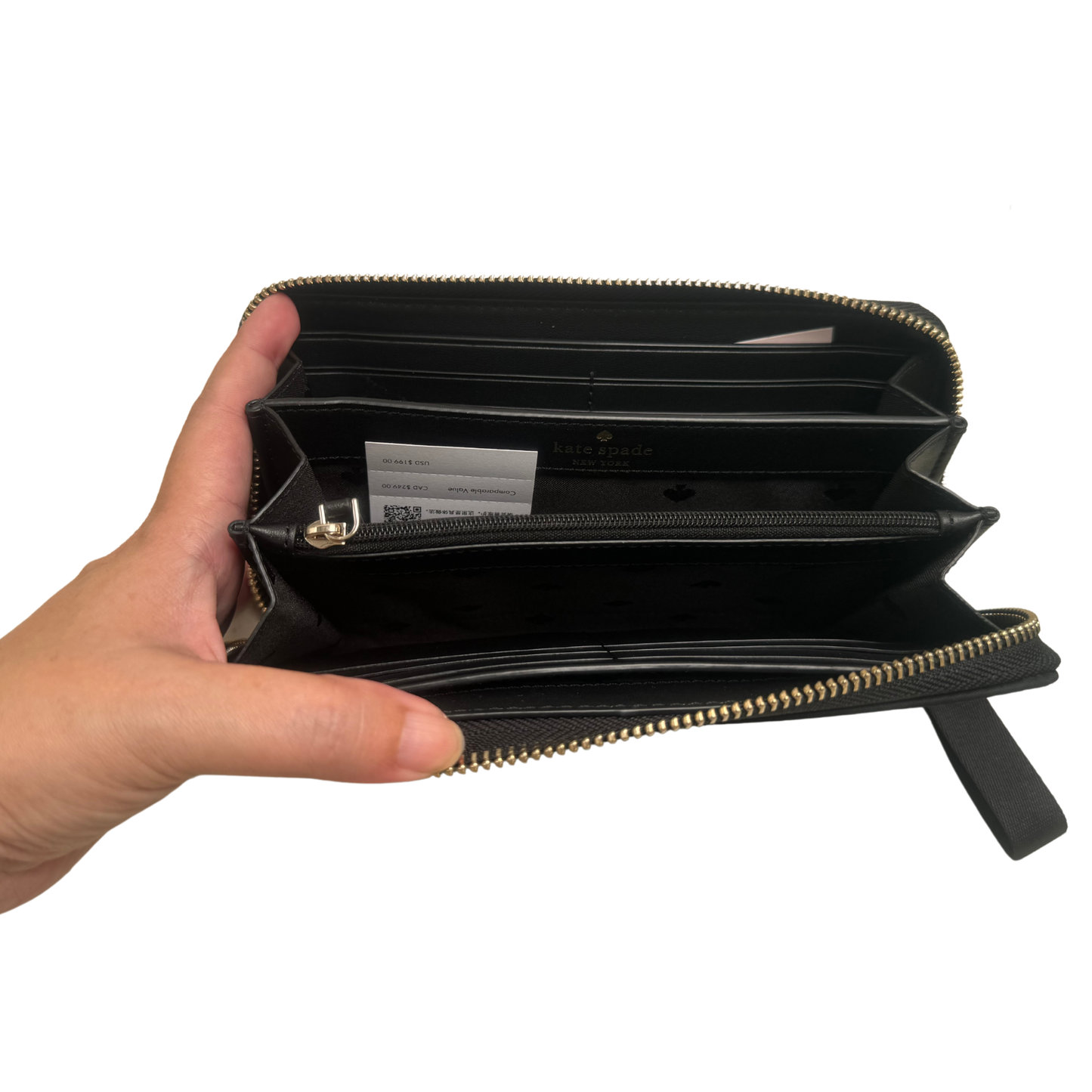 Kate Spade Continental Wallet (Black)